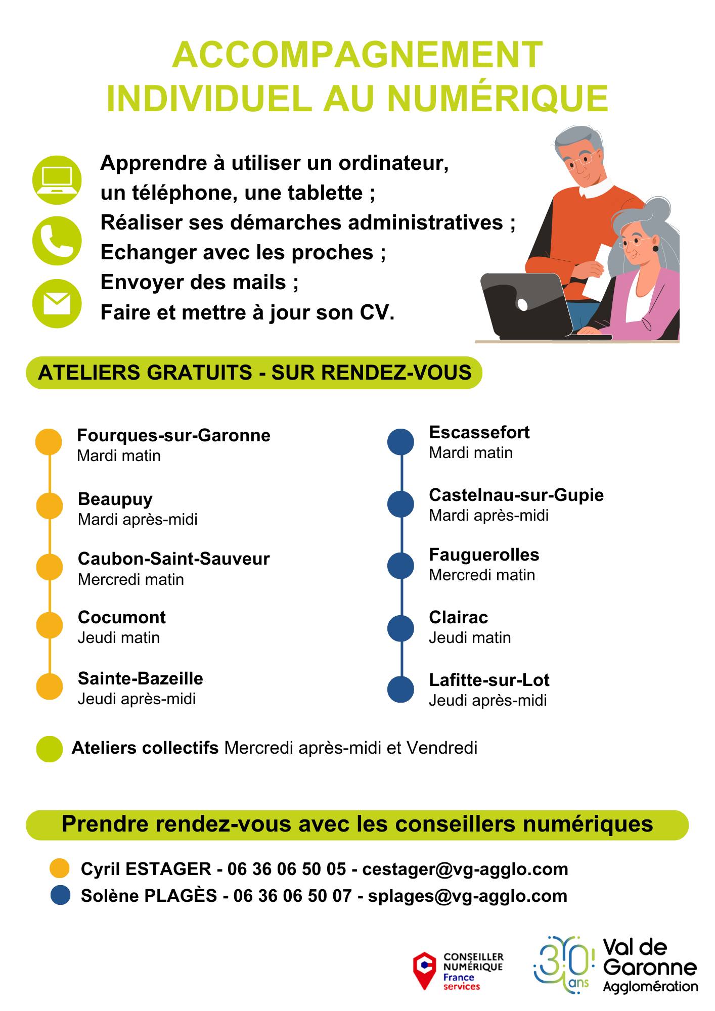 Ateliers informatiques