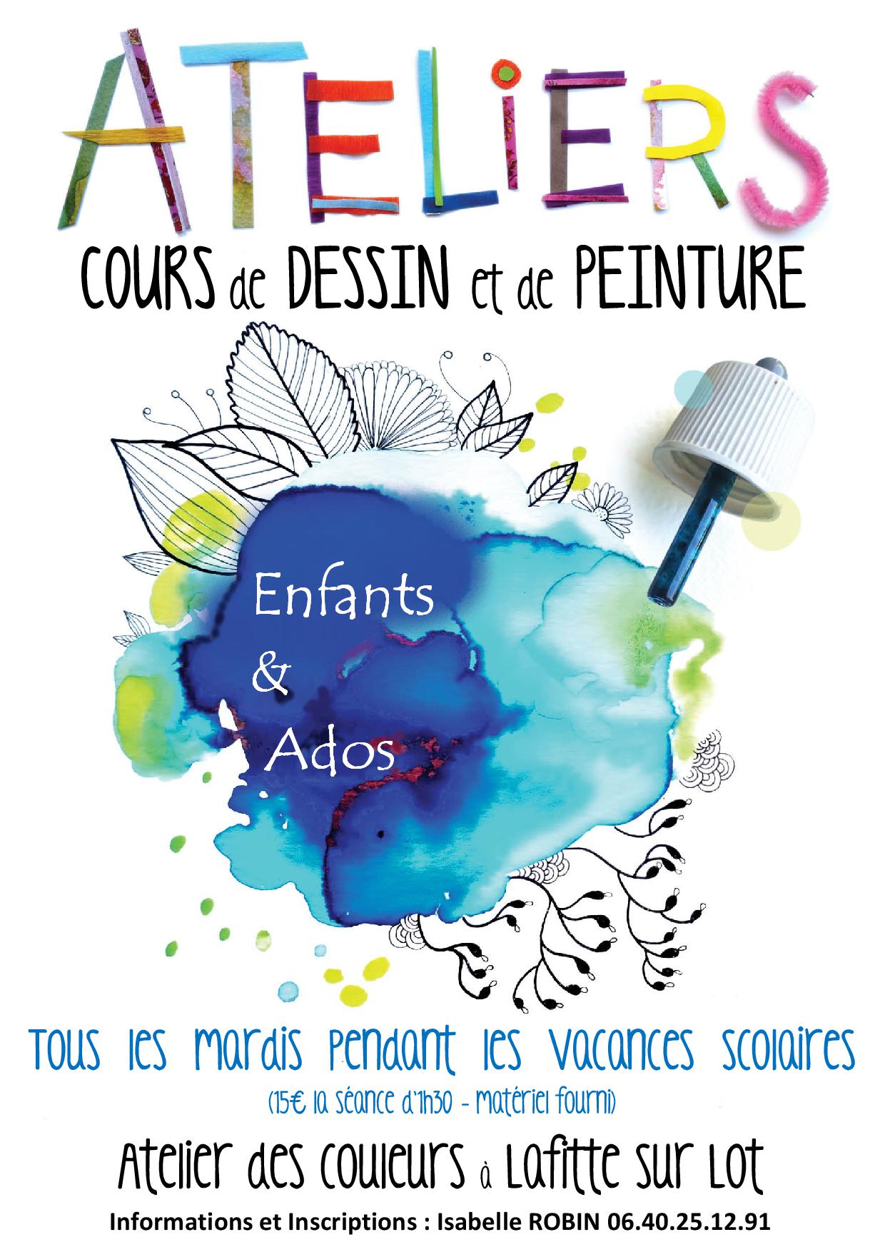 Cours de dessin et de peinture