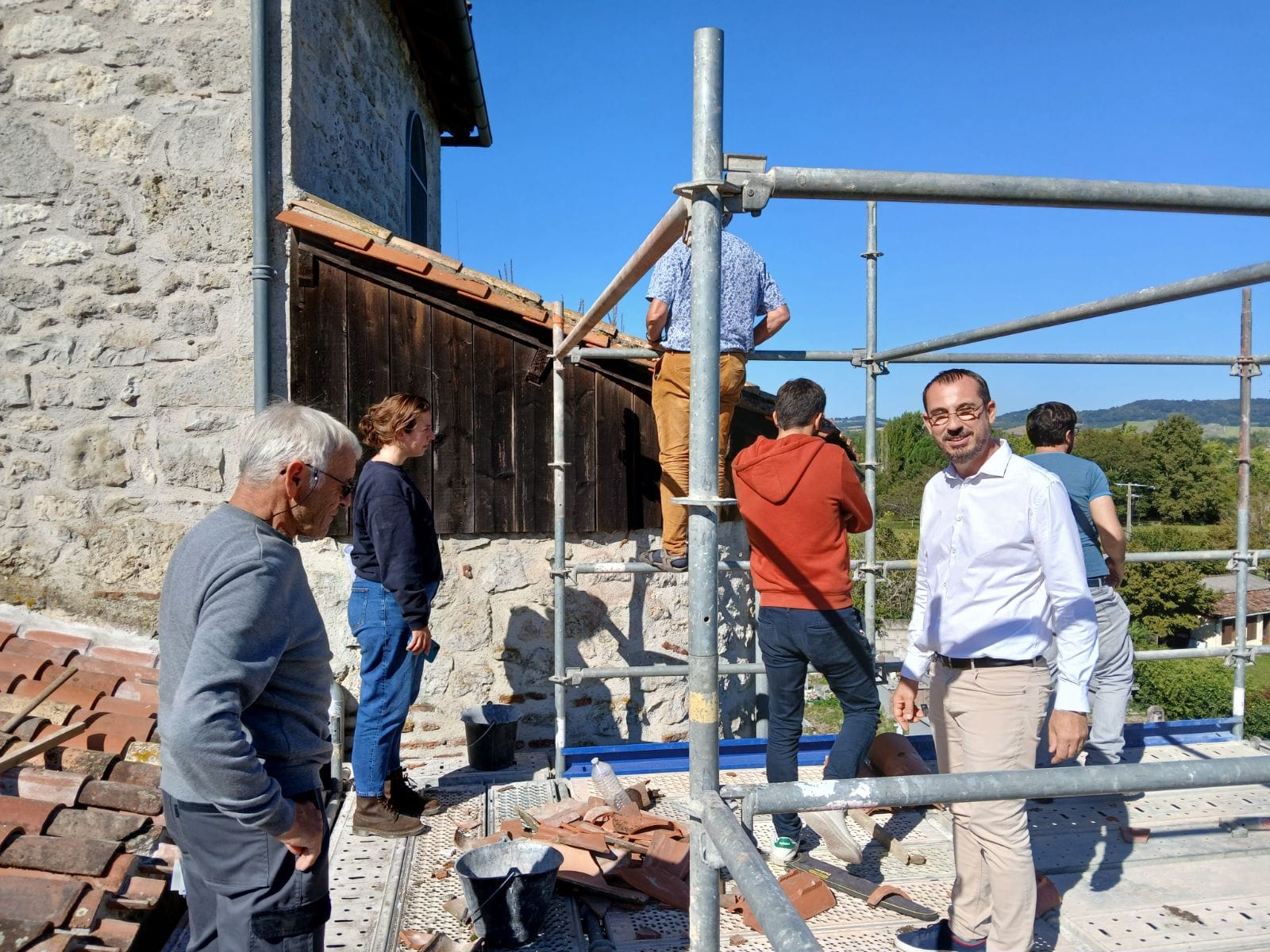 Les travaux de l’église St Sauveur avancent !