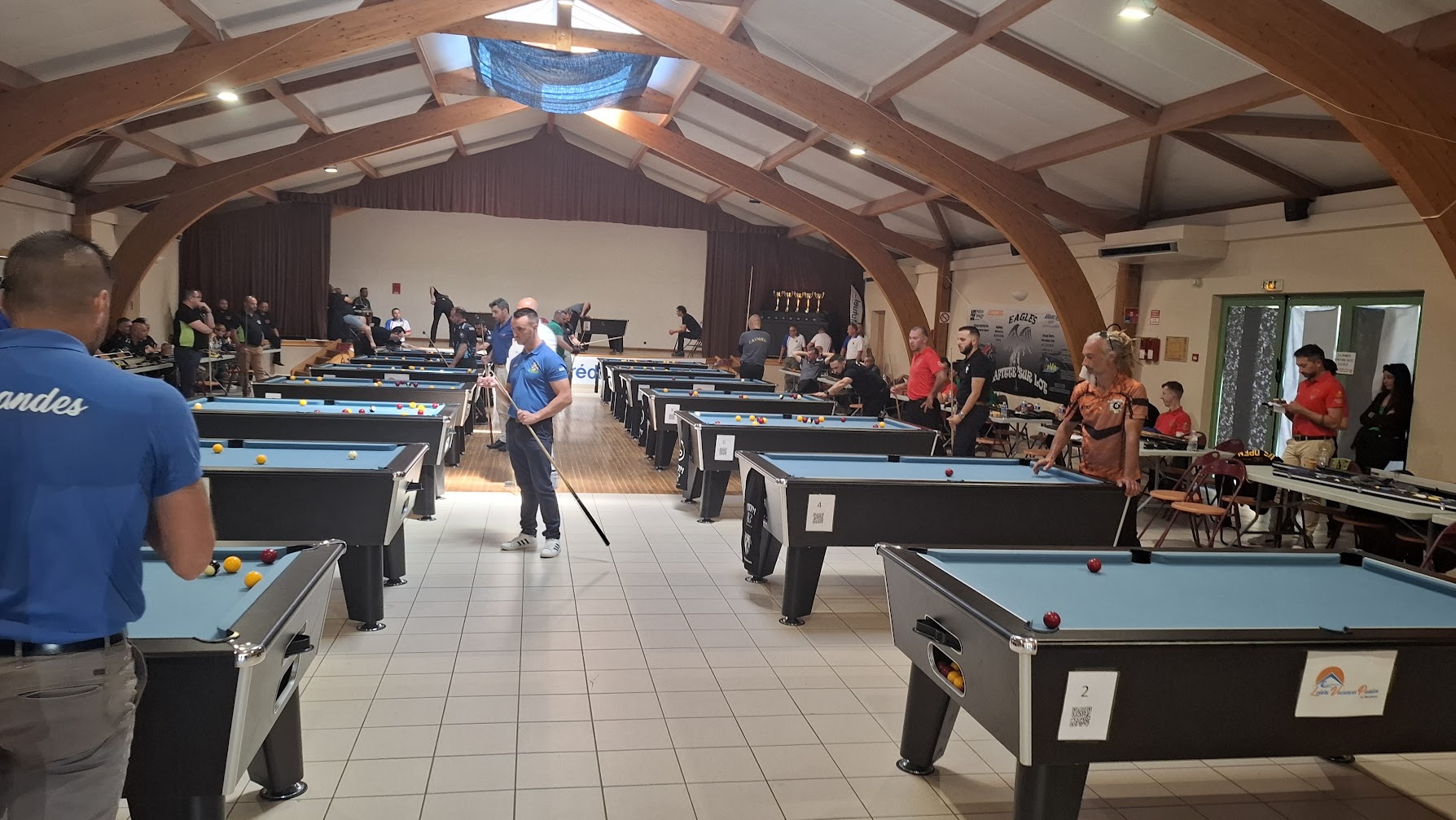 Finales de la ligue de billard